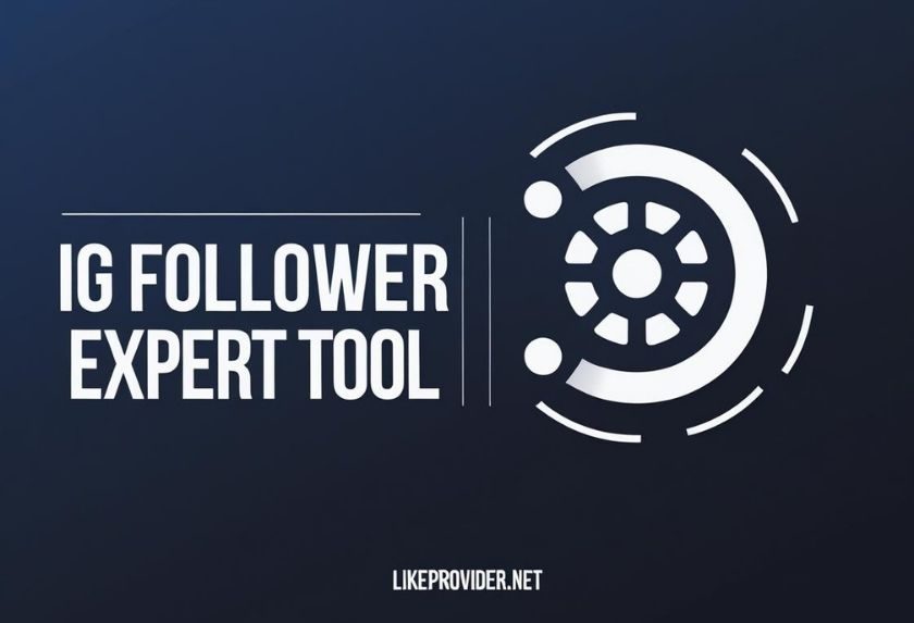 Illustration of an IG follower export tool with a laptop exporting user data in 2025