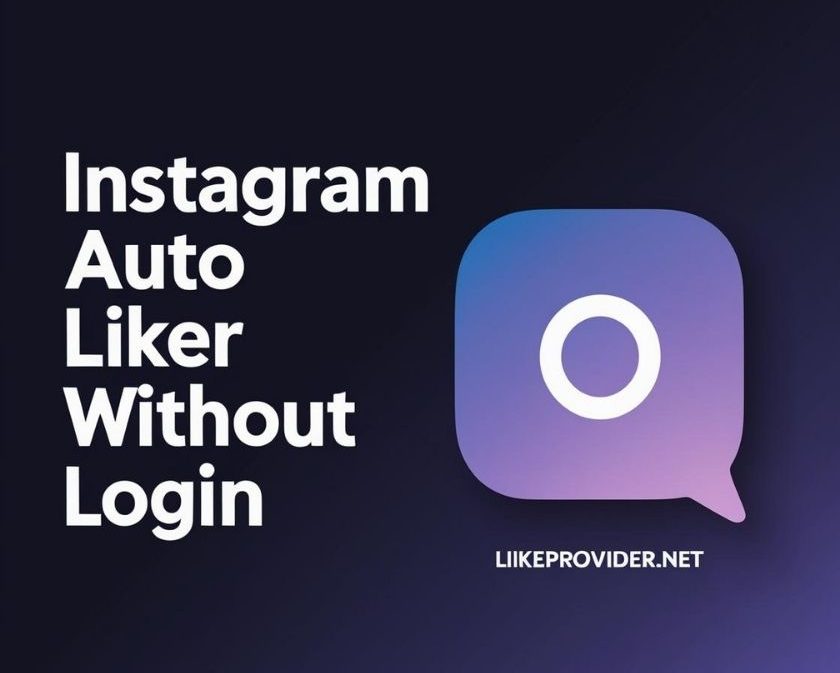 Instagram auto liker without login tool graphic – secure and password-free engagement growth illustration