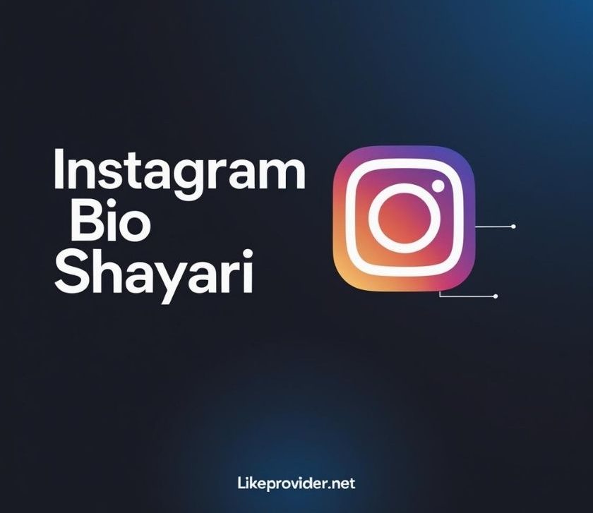 Instagram bio shayari image with Hindi and English quotes – likeprovider.net