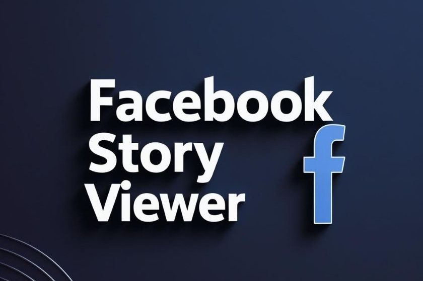 Illustration of a mobile phone showing a Facebook story with an anonymous viewer icon and hidden identity elements.