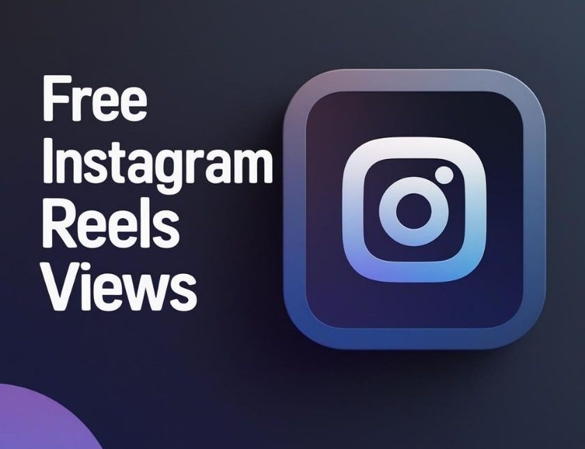 Free Instagram Reels Views banner with reels icon and likeprovider.net branding