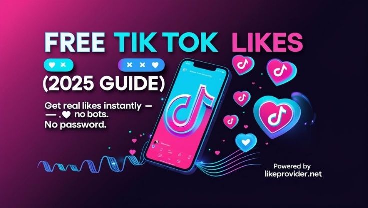 Comparison between fake TikTok like services and trusted platforms using icons of danger and safety.