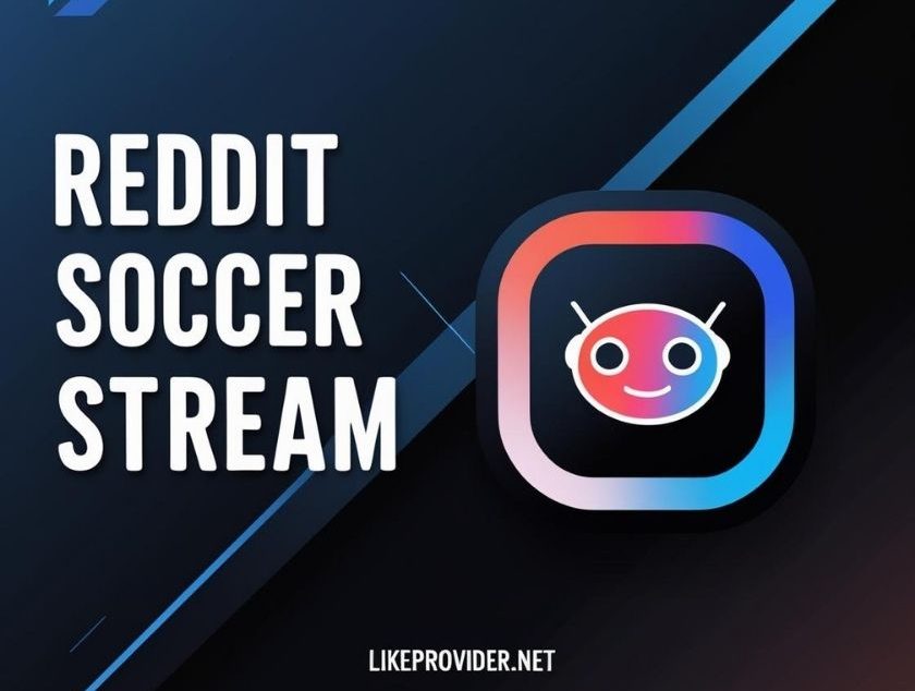Reddit Soccer Streams interface with dark blue background and glowing live match icons