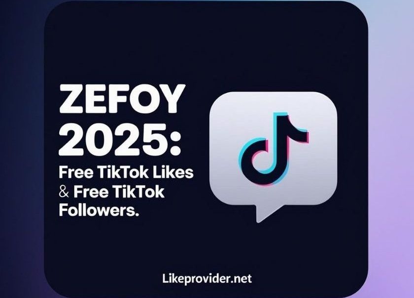 Zefoy 2025 – Free TikTok Likes & Followers tool with likeprovider.net branding